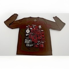 Baymax Hero 6 Long Sleeve MEDIUM Diagrammed Body Medium Weight T Shirt