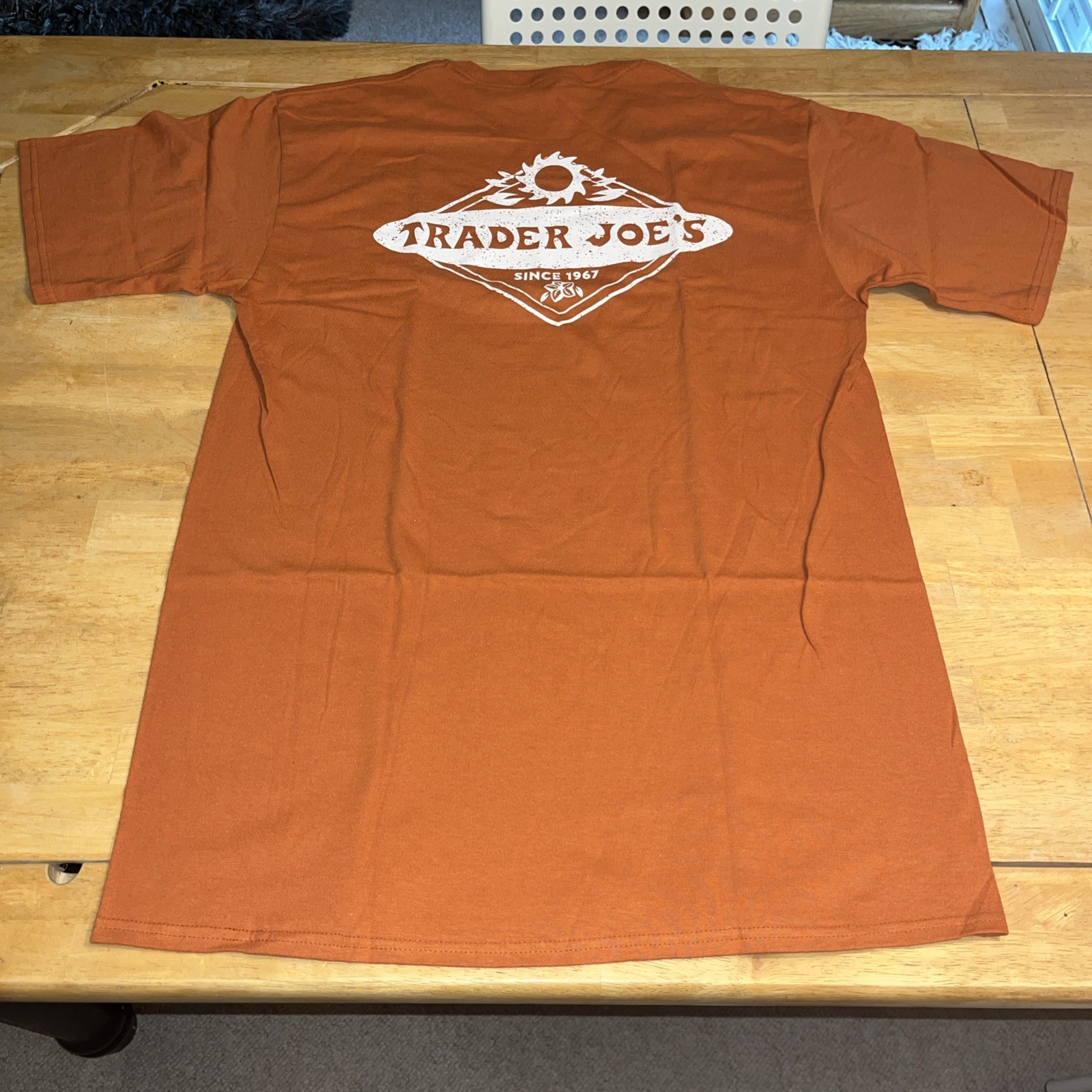 Trader Joe's Tshirt Orange Large 2026 Edition Decal Merch Exclusive NEW gallery