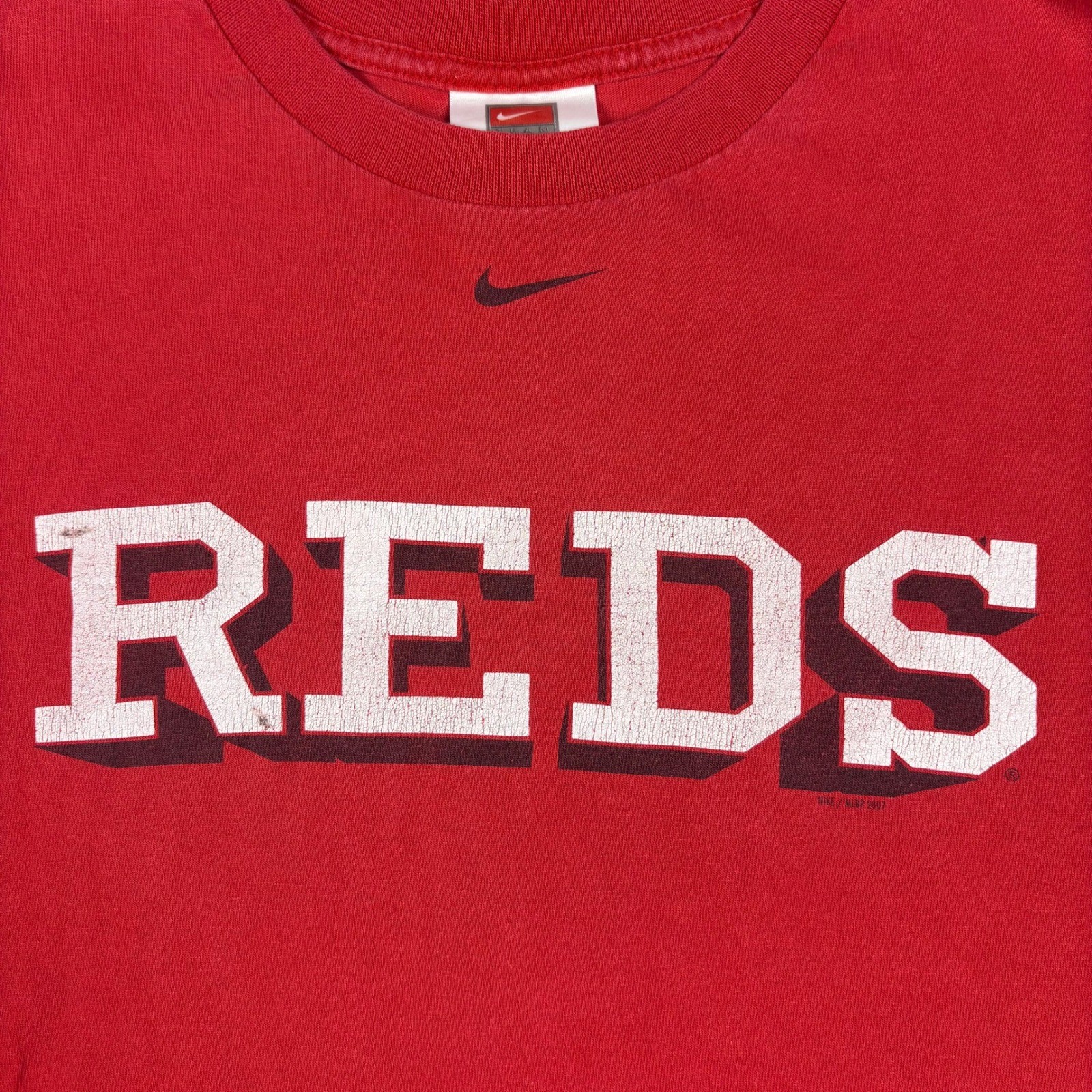 Vintage 2007 Nike Cincinnati Reds MLB T-Shirt Red Mens Large Graphic Tee gallery