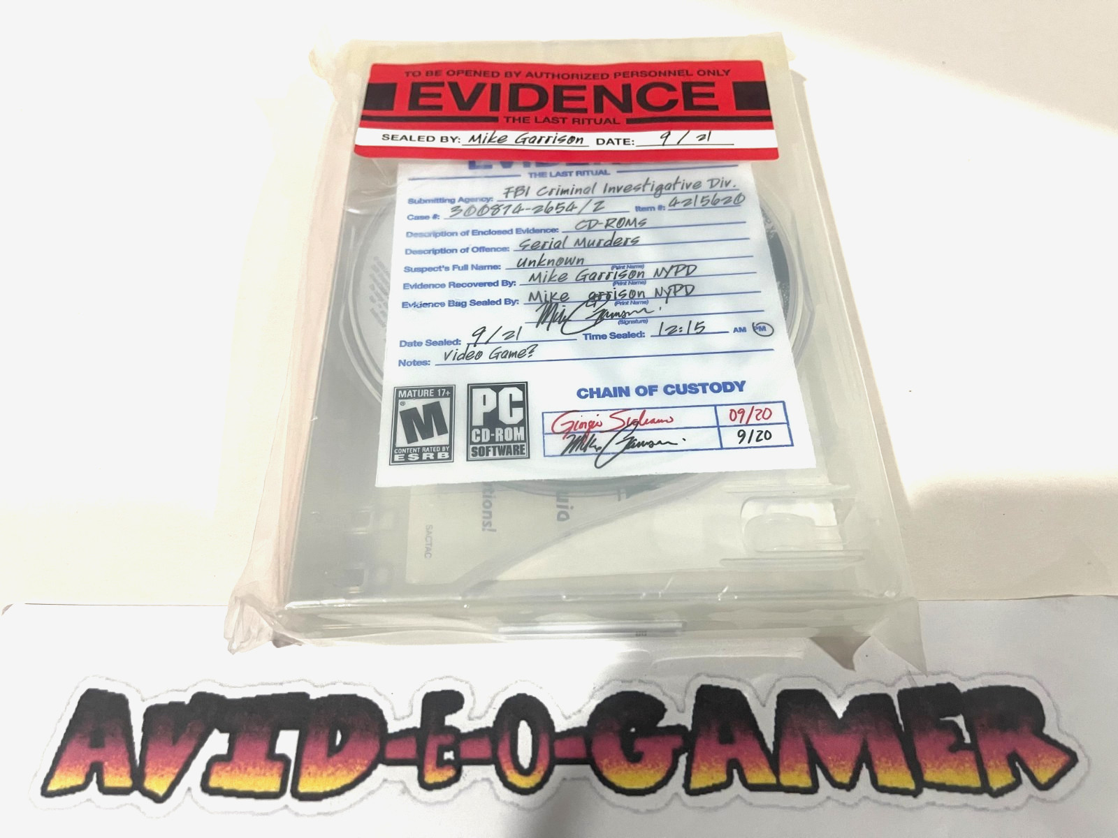 Evidence The Last Ritual   (PC , 2006) Adventure  Mystery Murder NTSC New Sealed