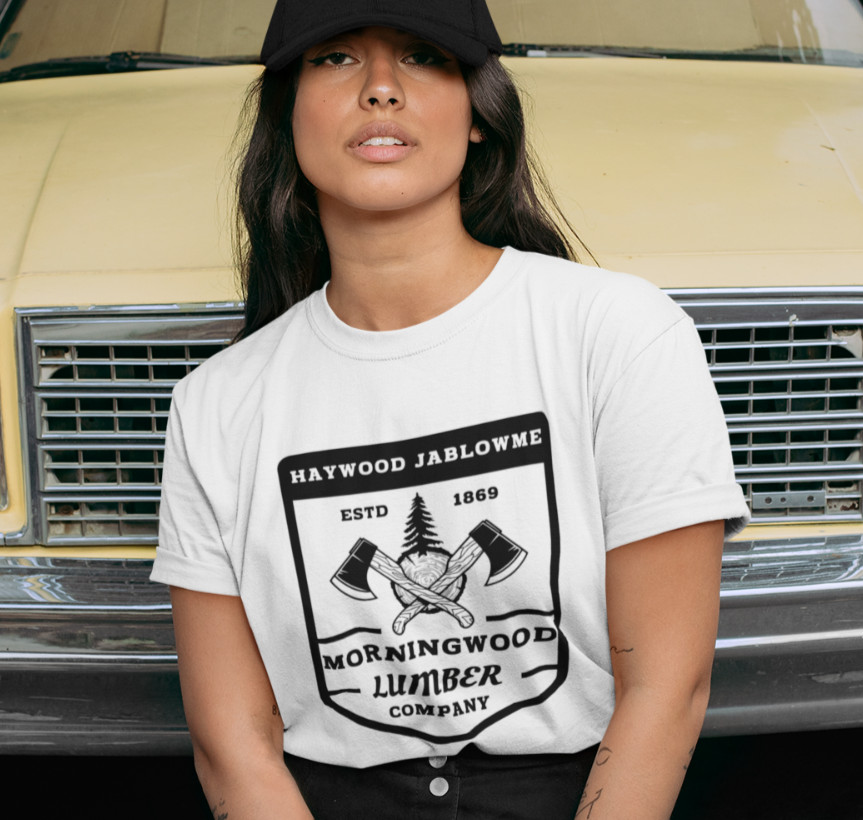 Haywood Jablowme Morningwood Timber Co T SHIRT Blow Me Rude BJ Adult GIFT TEE gallery