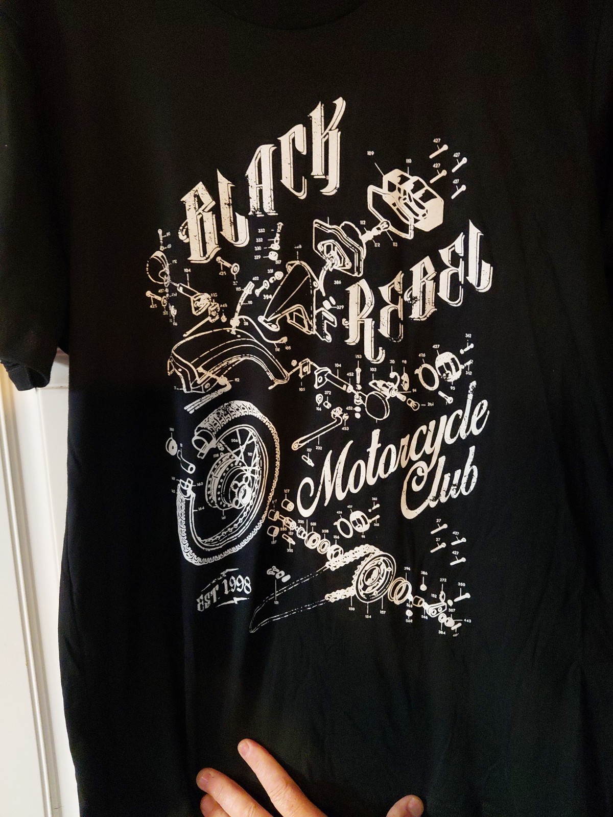 Black Rebel Motorcycle Club Band T-Shirt Mens Large Black BRMC Tee gallery