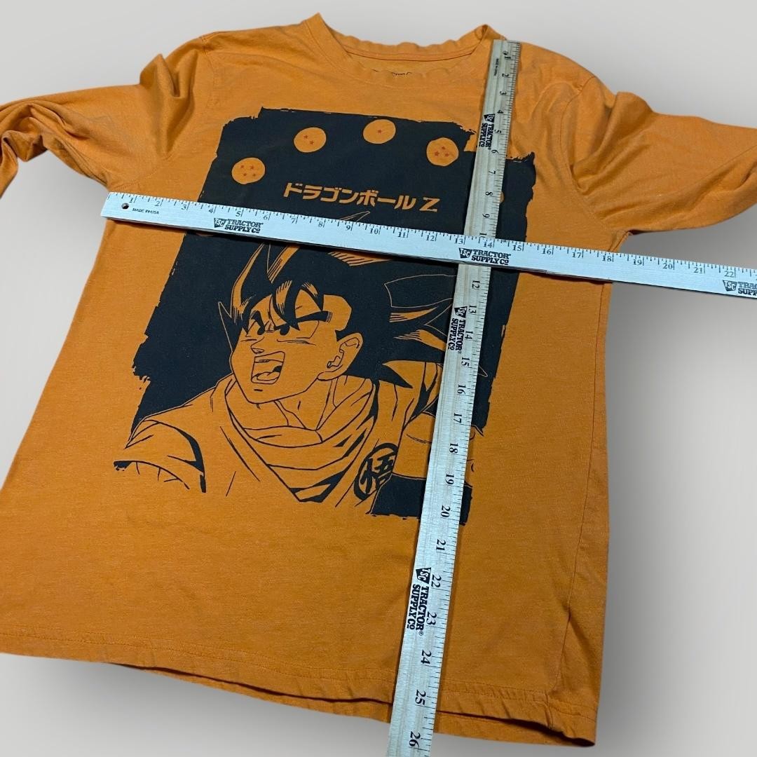 Dragon Ball Z Goku Shirt Adult Small Orange Long Sleeve Graphic Anime Tee gallery