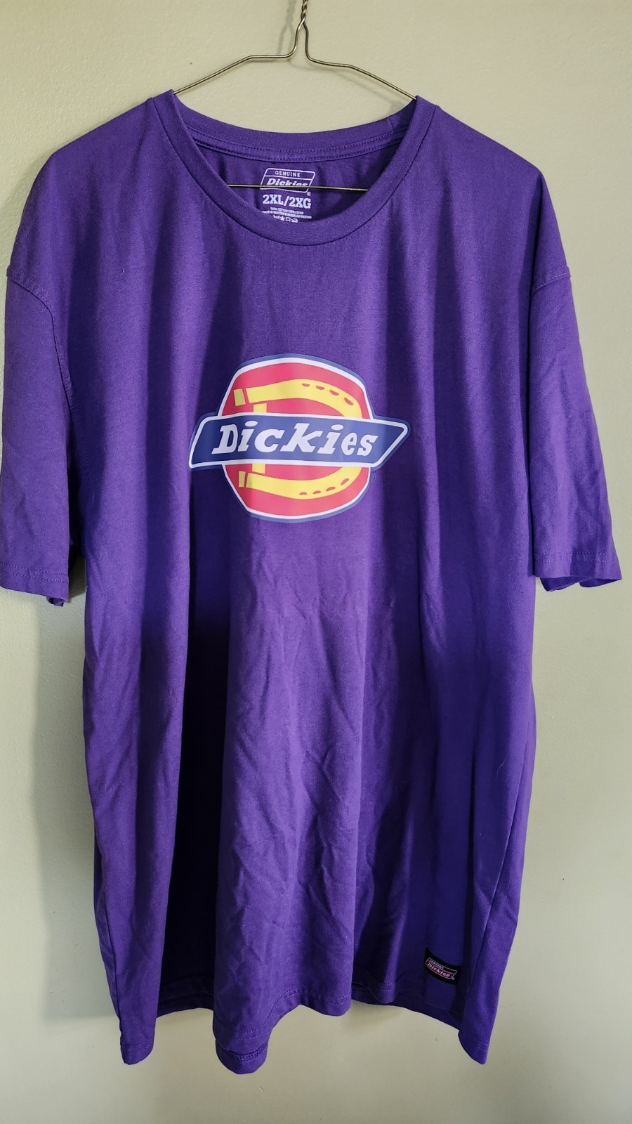 Dickies Graphic Logo Mens Purlple T Shirt. 2XL gallery