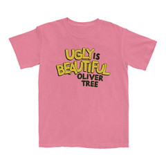 Oliver Tree Cartoon Type Pink T-shirt All Size
