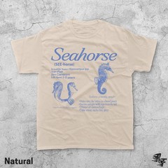 Seahorse Vintage Graphic Comfort Tee Soft Cotton Shirt Unisex Gift