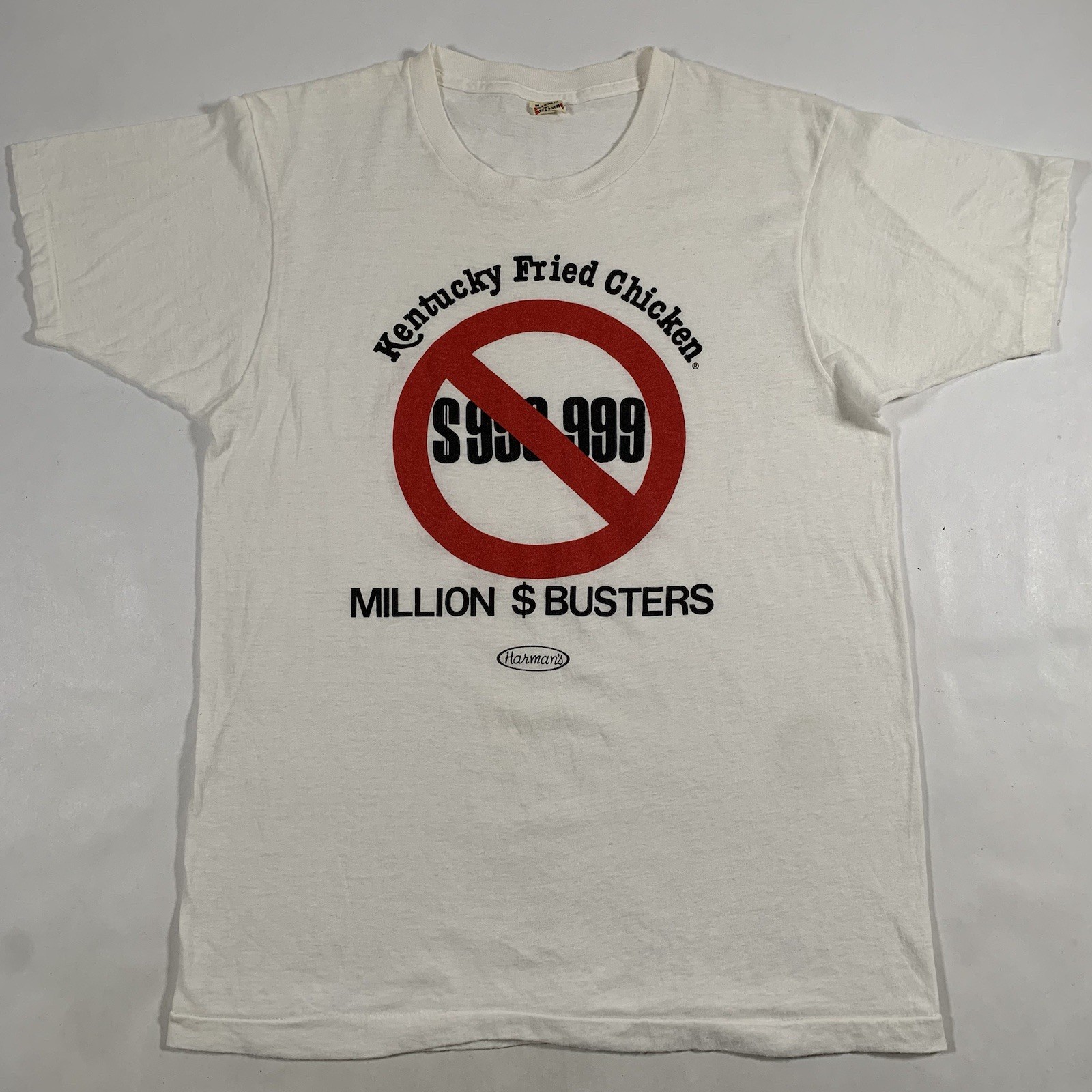 VTG 80s Kentucky Fried Chicken KFC Million Dollar Busters T-Shirt Large (Fits M) gallery