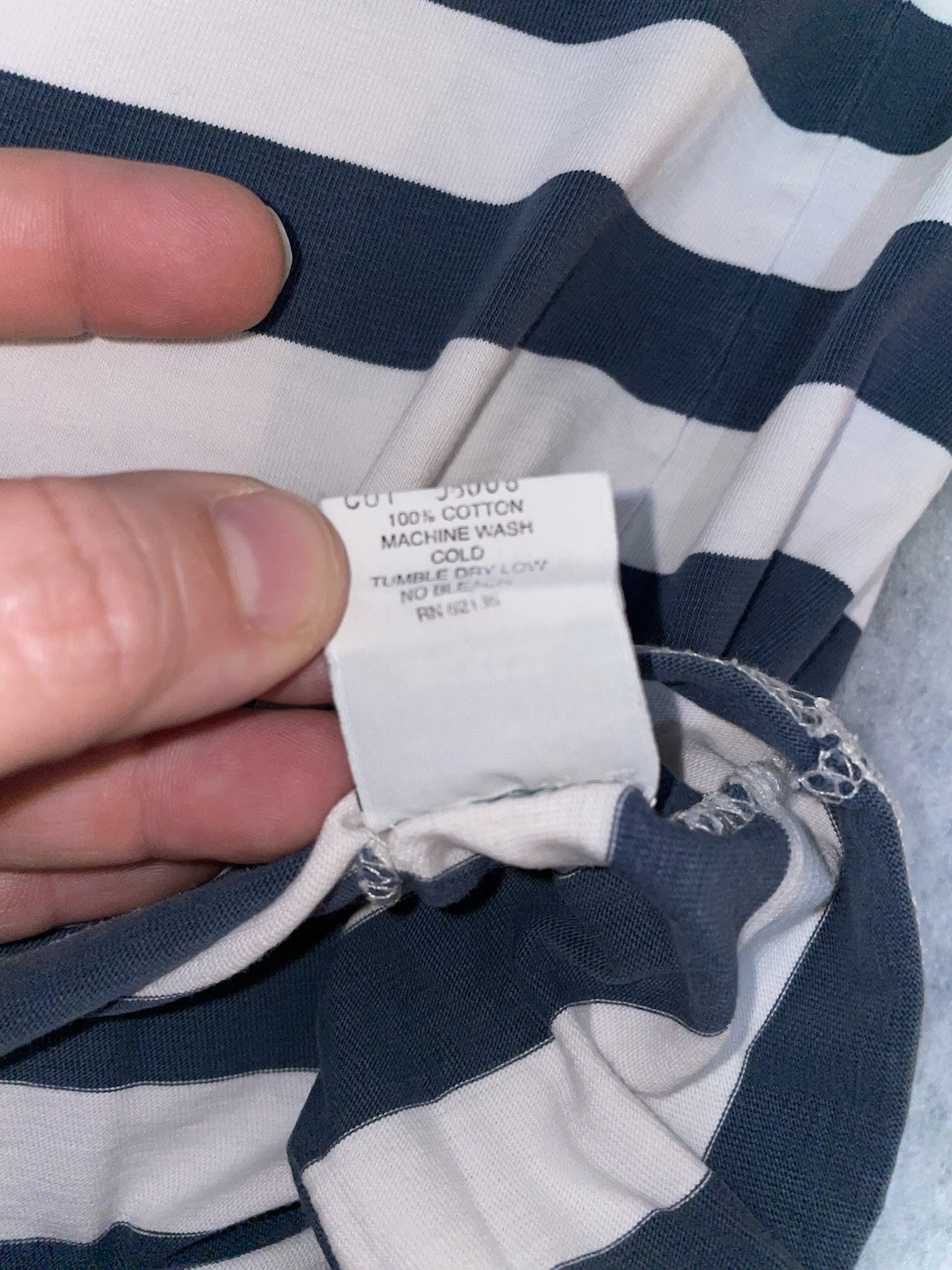 Vintage 90s Guess Jeans Usa Striped Shirt Mens XXL White Blue Shorts Sleeve gallery