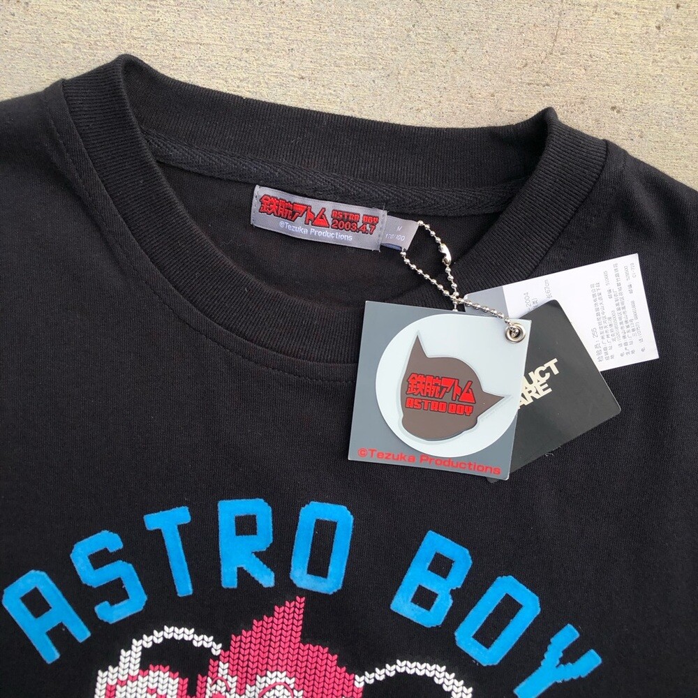 Rare Deadstock Astro Boy 2009 Movie Tezuka 2003.4.7. Black Tee w Tags Size M gallery