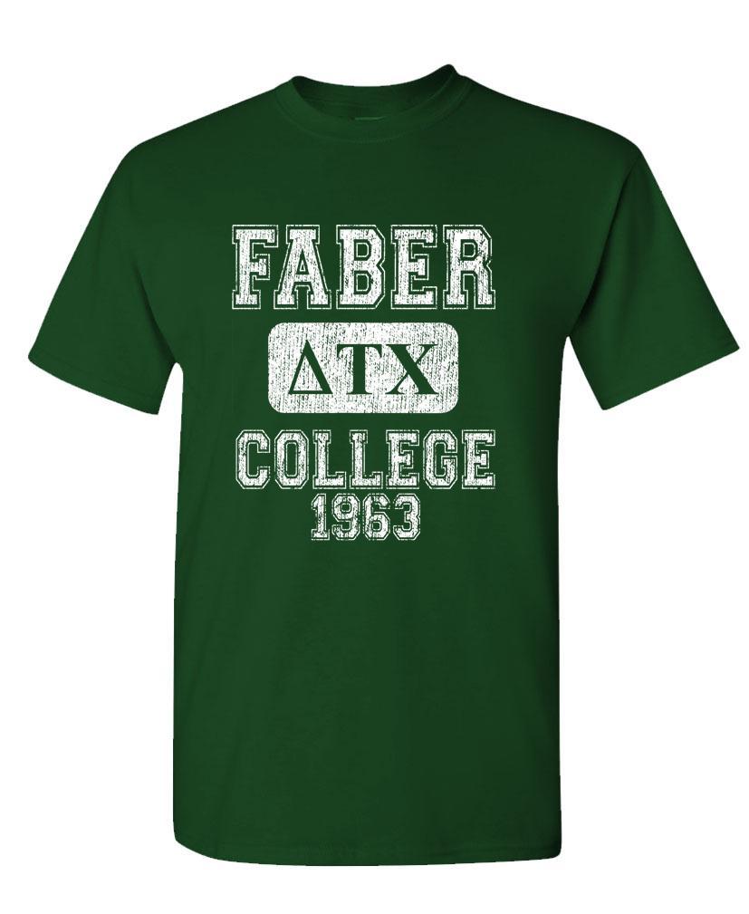 FABER COLLEGE - delta tau chi belushi house - Mens Cotton T-Shirt gallery