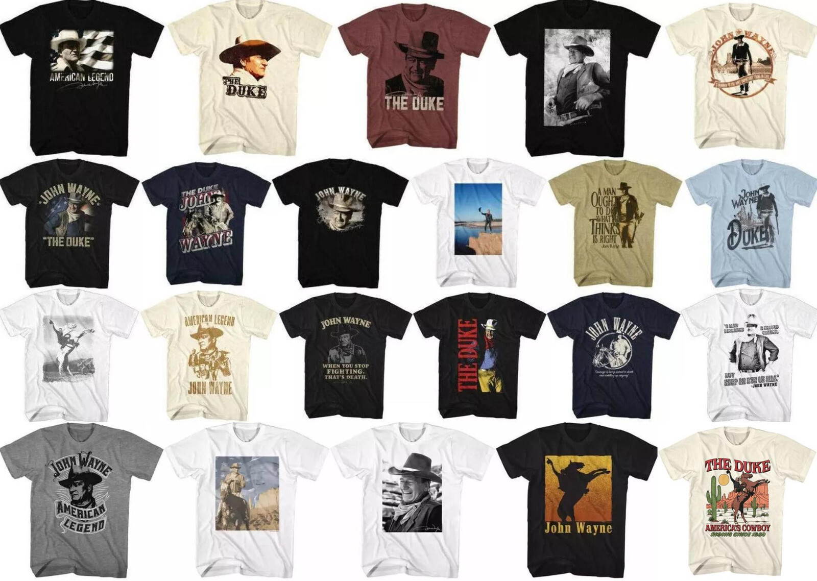 Pre-Sell John Wayne Licensed T-Shirt #1