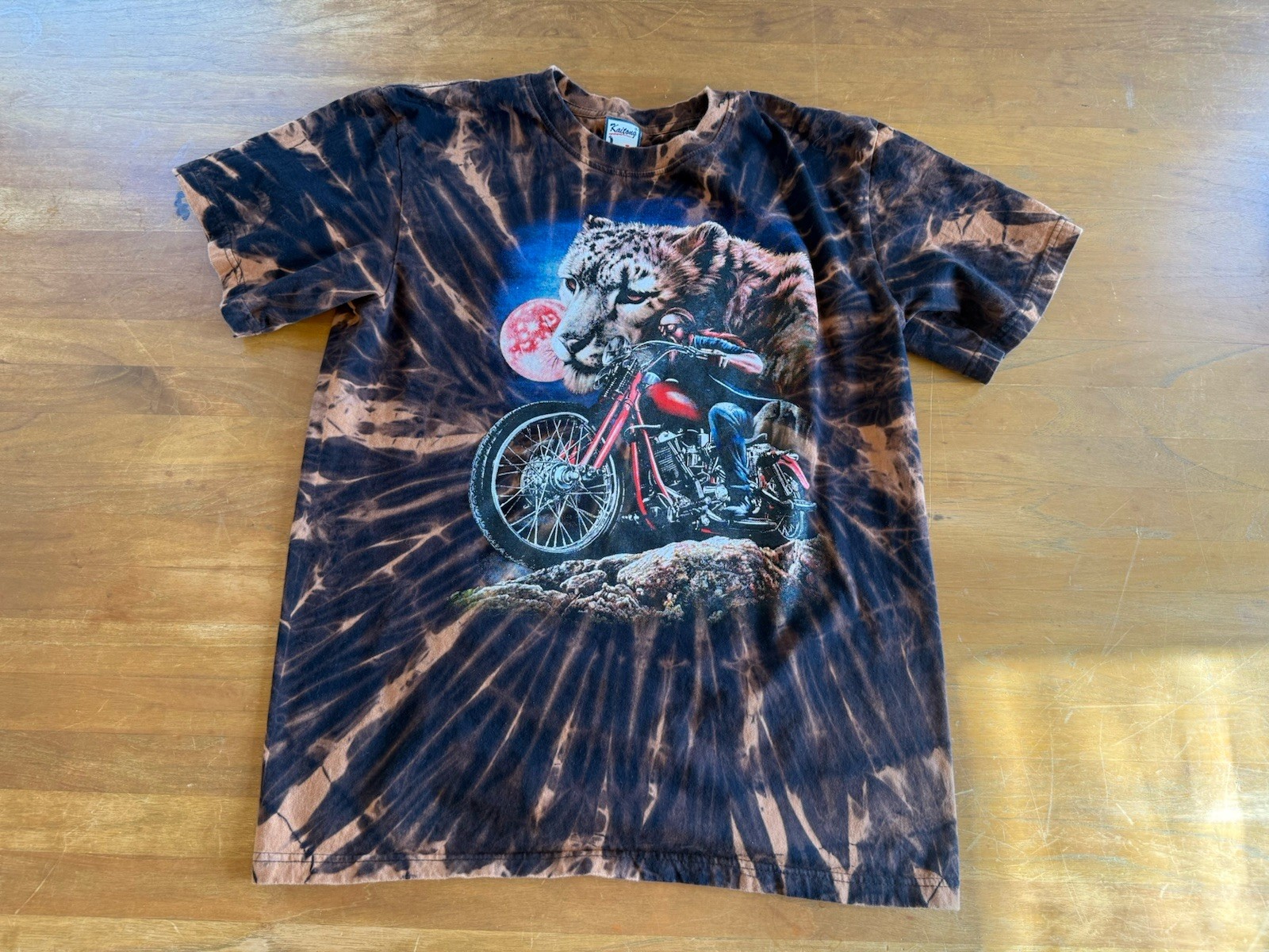 Harley Davidson Motorcycle El Paso, Texas Tie-Dye T-Shirt Men’s Size Large