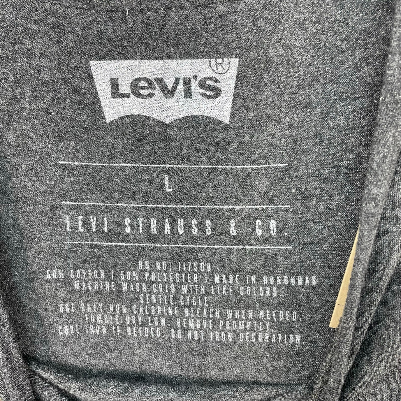 Levis Shirt Mens size Large Gray Short Sleeve Levis Big Logo Camo Tshirt New gallery