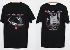 2 sides Ah Via Musicom Eric Johnson Shirt Black Unisex All Size S-5XL AL1161