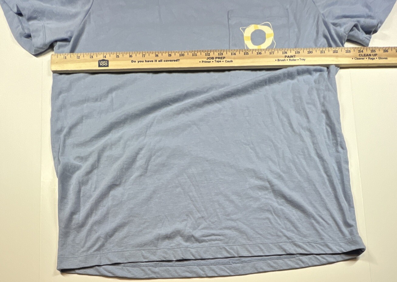 St Johns Bay Tee T-Shirt 'Enjoy the Sun & Relax' Blue Size Large Pocket gallery