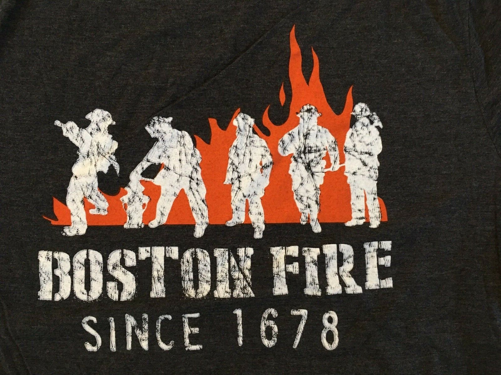 Boston Fire Since 1678 T-Shirt dark gray NWOT, various sizes Tee shirt gallery