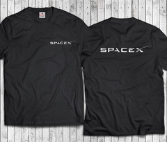 Space X Front & Back Print Vintage Premium Tee