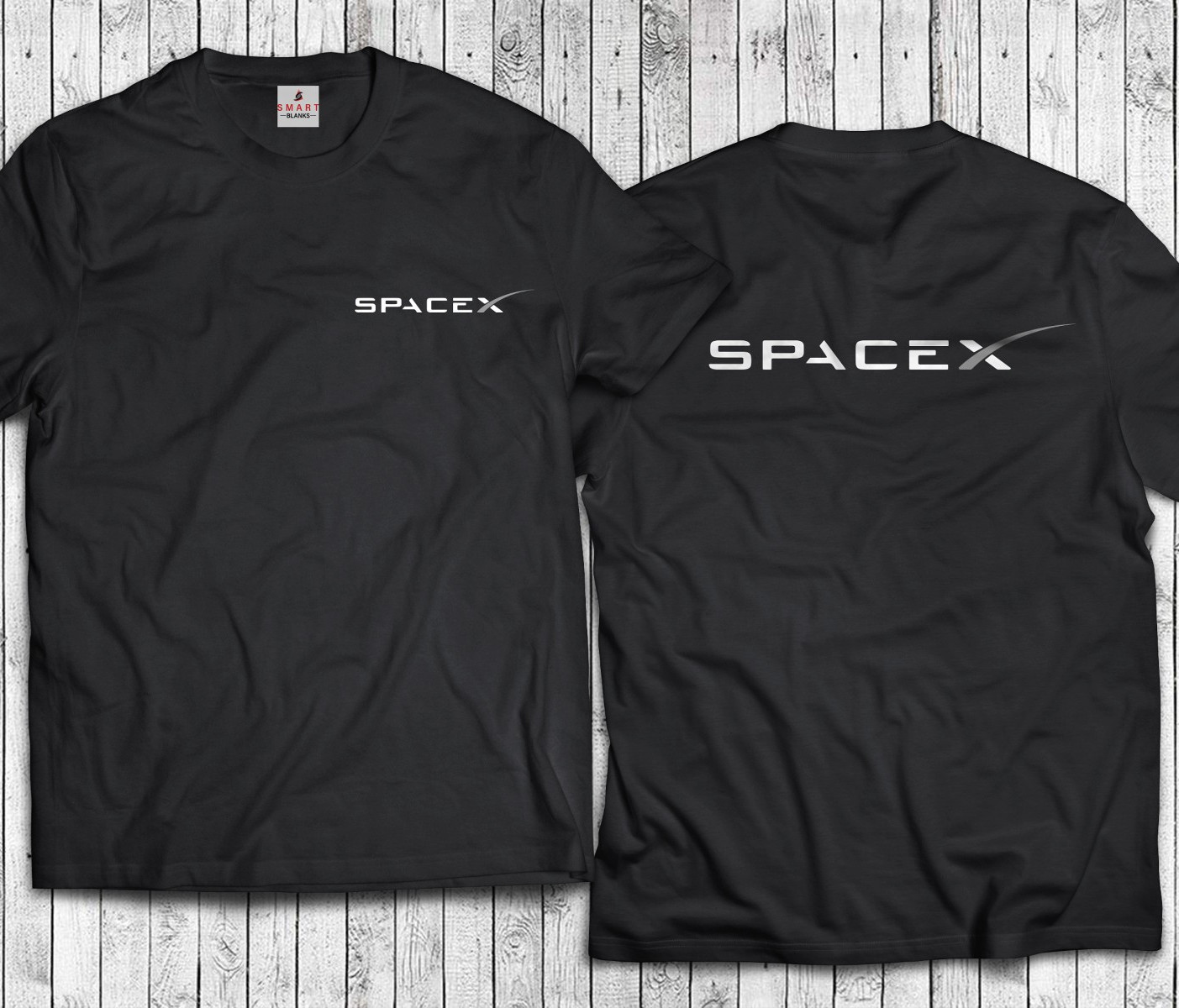 SpaceX Front & Back Print Vintage Premium Tee NASA Elon Musk Tesla Space X BFR gallery