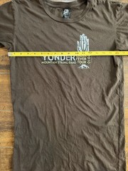 Alternative Yonder Mountain String Band Cabin Fever Tour 2010 T-Shirt Brown XL
