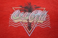 Vintage Coke Cola semi see through with a neon graphic Size 3XL 22 Men’s