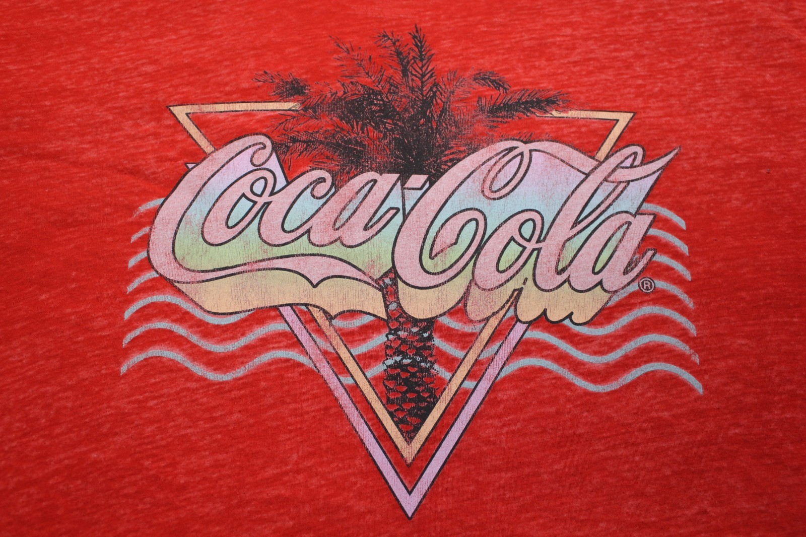 Vintage Coke Cola semi see through with a neon graphic Size 3XL 22 Men’s gallery