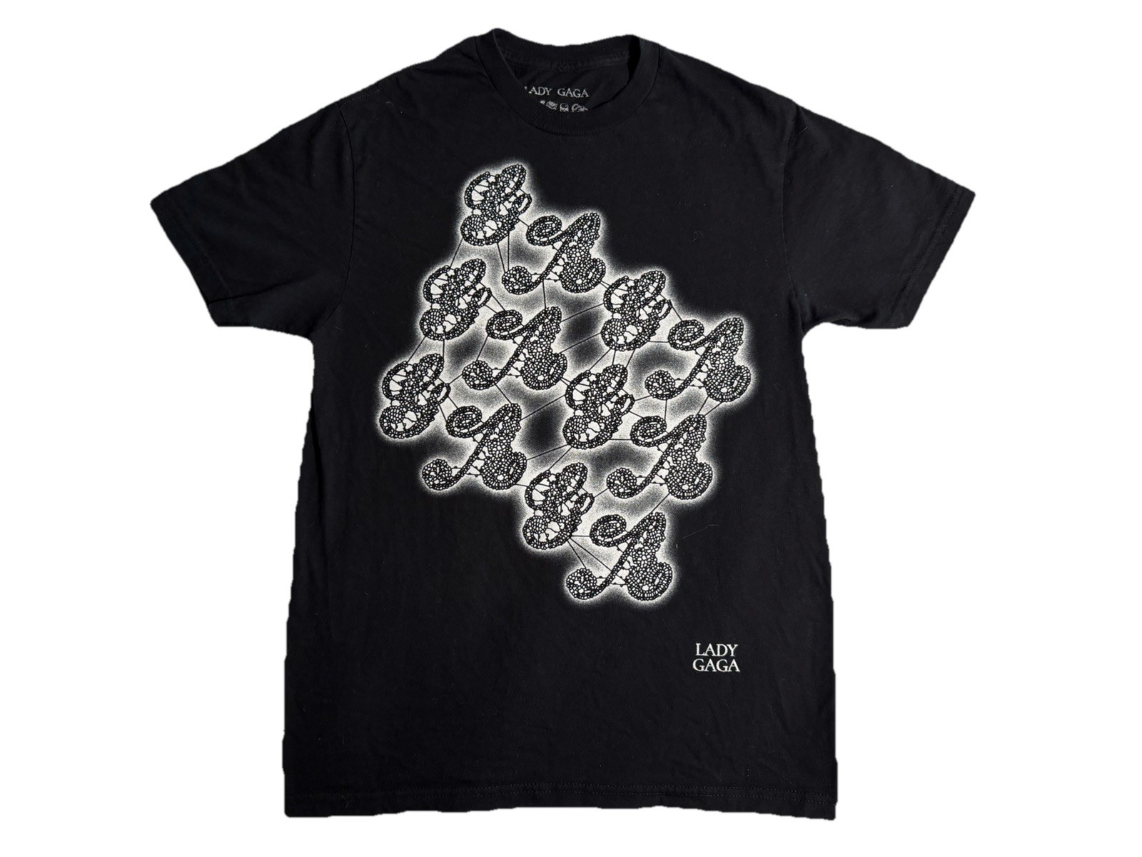 Lady Gaga Lace Gaga Mayhem Ball Tour Tee Size Medium