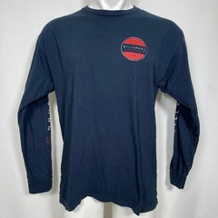 Billabong The Core Tee Navy Blue Long Sleeve Cotton T-Shirt Men’s LARGE