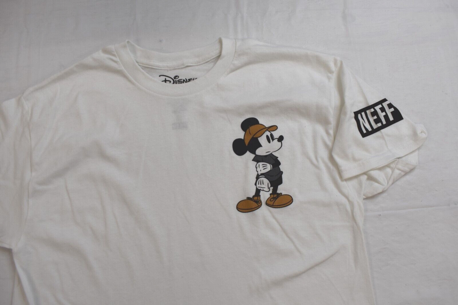 Neff x Disney Mens Mickey Mouse In Streetwear White Shirt New S, L, XL gallery