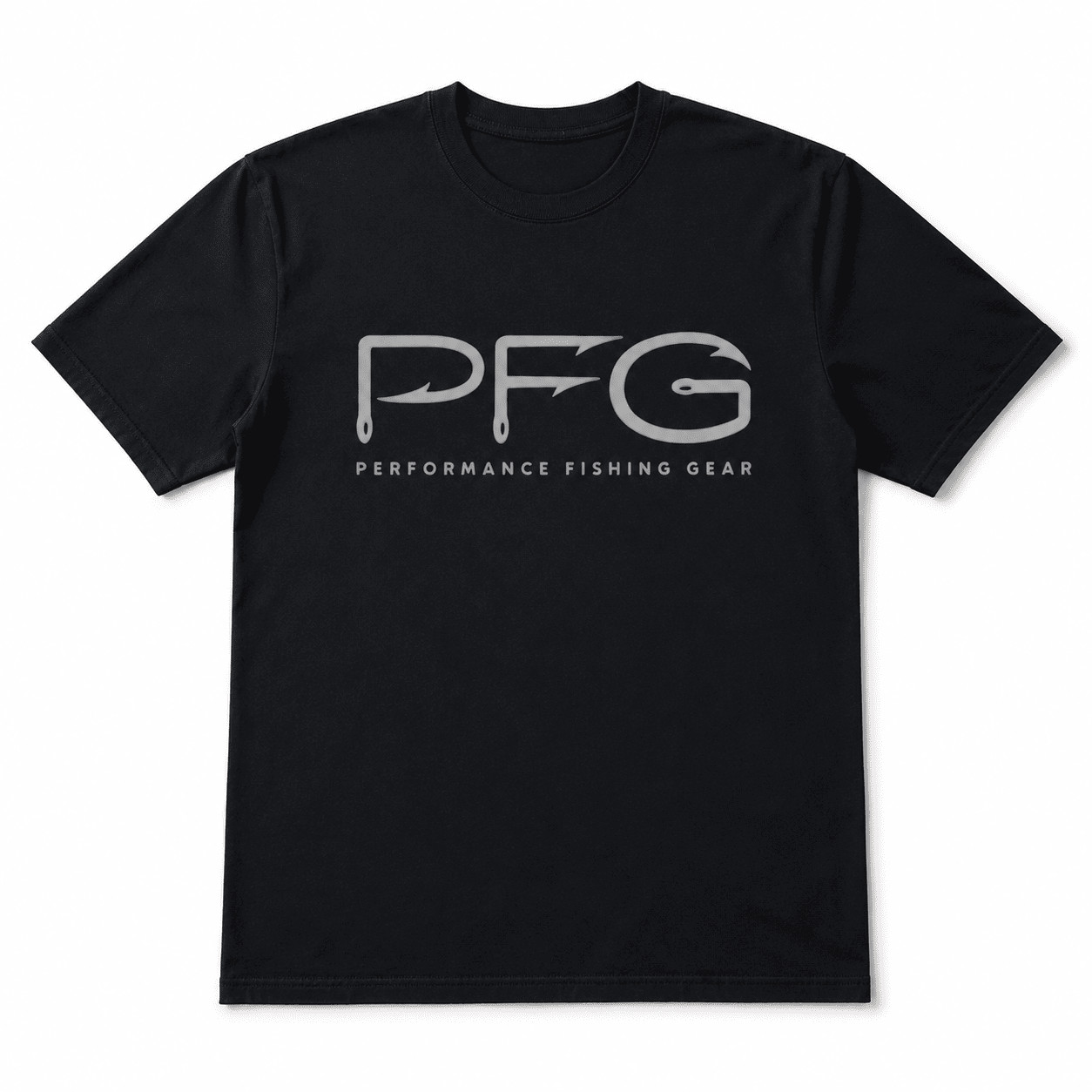 PFG Performance Fishing Gear T-Shirt - Fishing Hook Typography Graphic Tee gallery