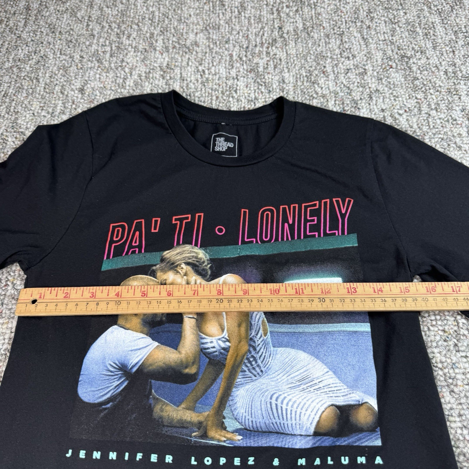 The Thread Shop Shirt Mens Small Jennifer Lopez Maluma Pa' Ti + Lonely Promo gallery