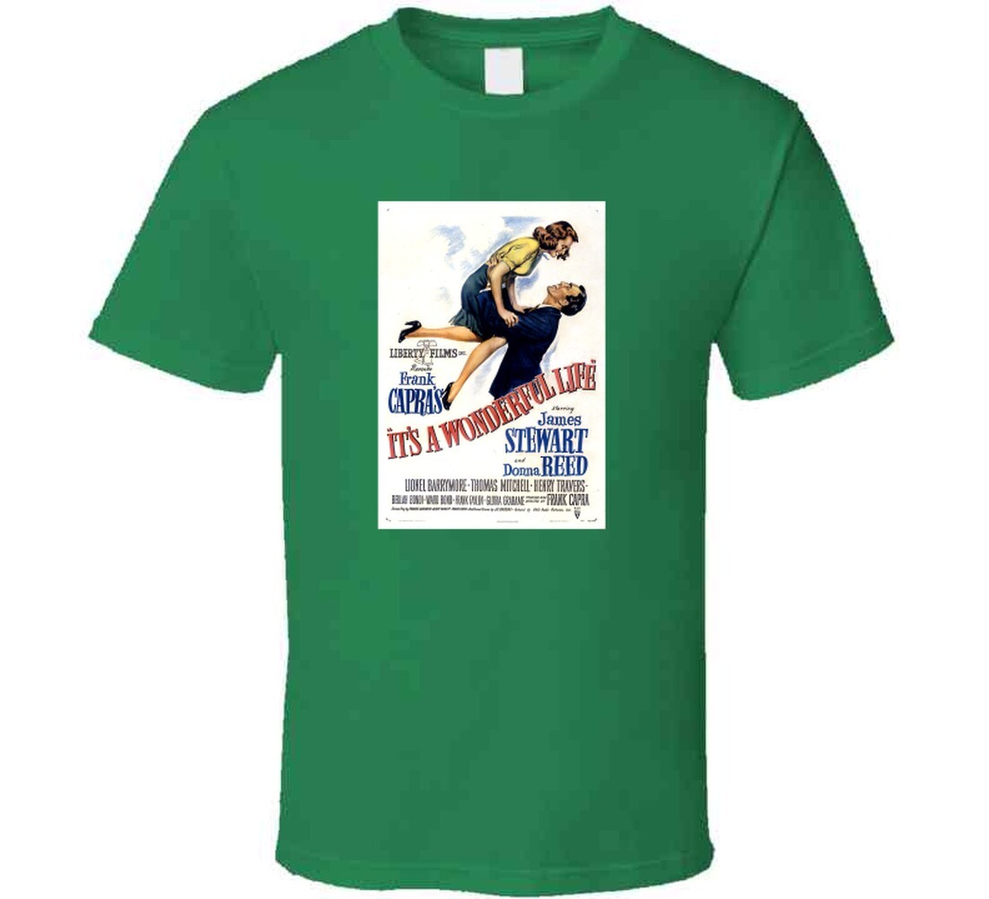 It's A Wonderful Life Tee Classic Holiday Christmas Movie T Shirt gallery