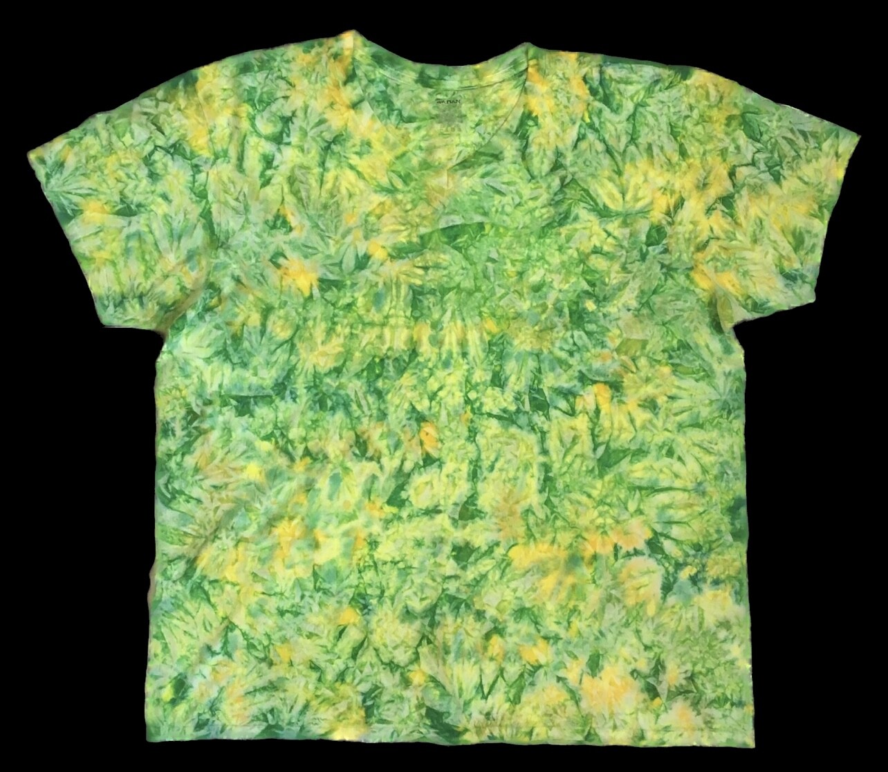*New* 2XL - Sm Handmade Tie Dye, Lemon Lime Cruncht Crinkle, Crew or V-Neck gallery