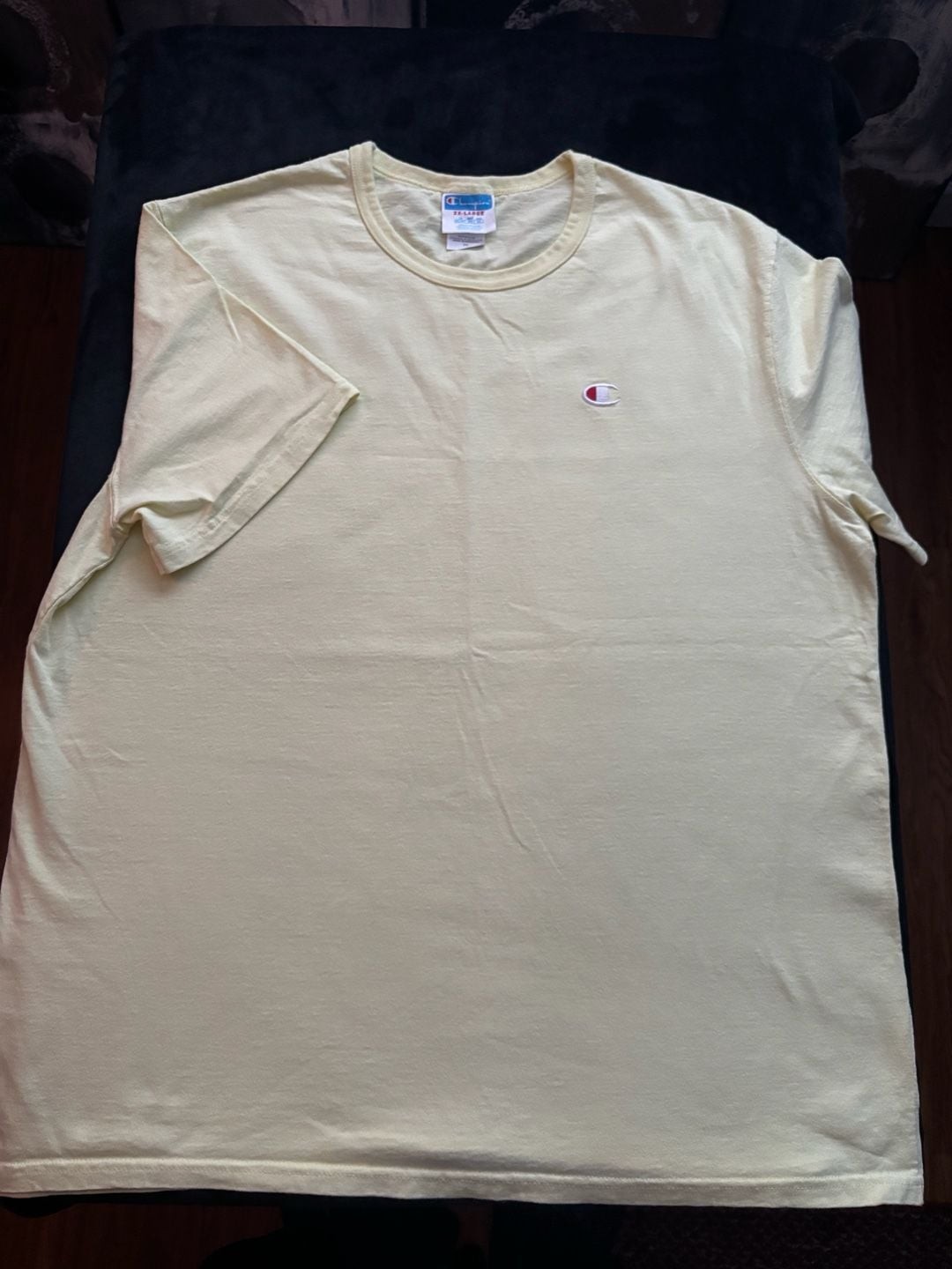 Champion Classic C Logo T-Shirt in Pale Yellow gallery