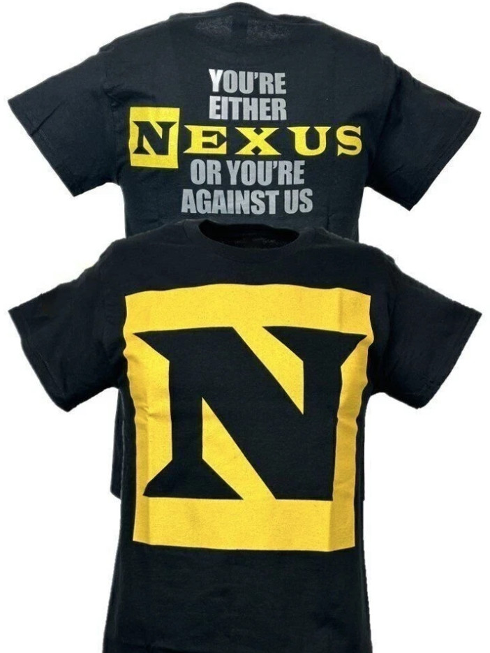 WWE Nexus Or Against Us Black T-shirt