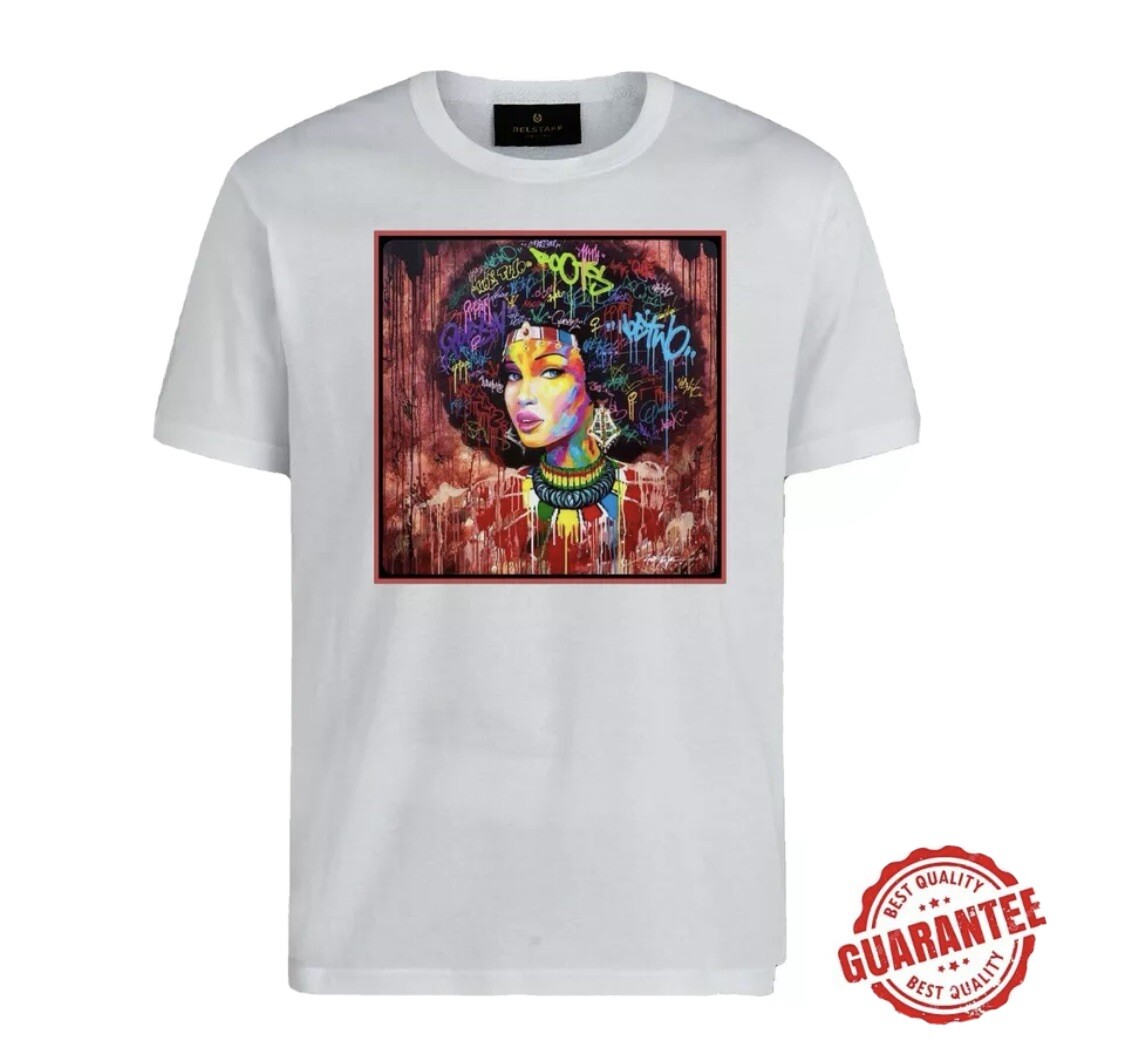 black beauty t-shirt princess t-shirt white unisex Black Queen Shirt Custom Tee