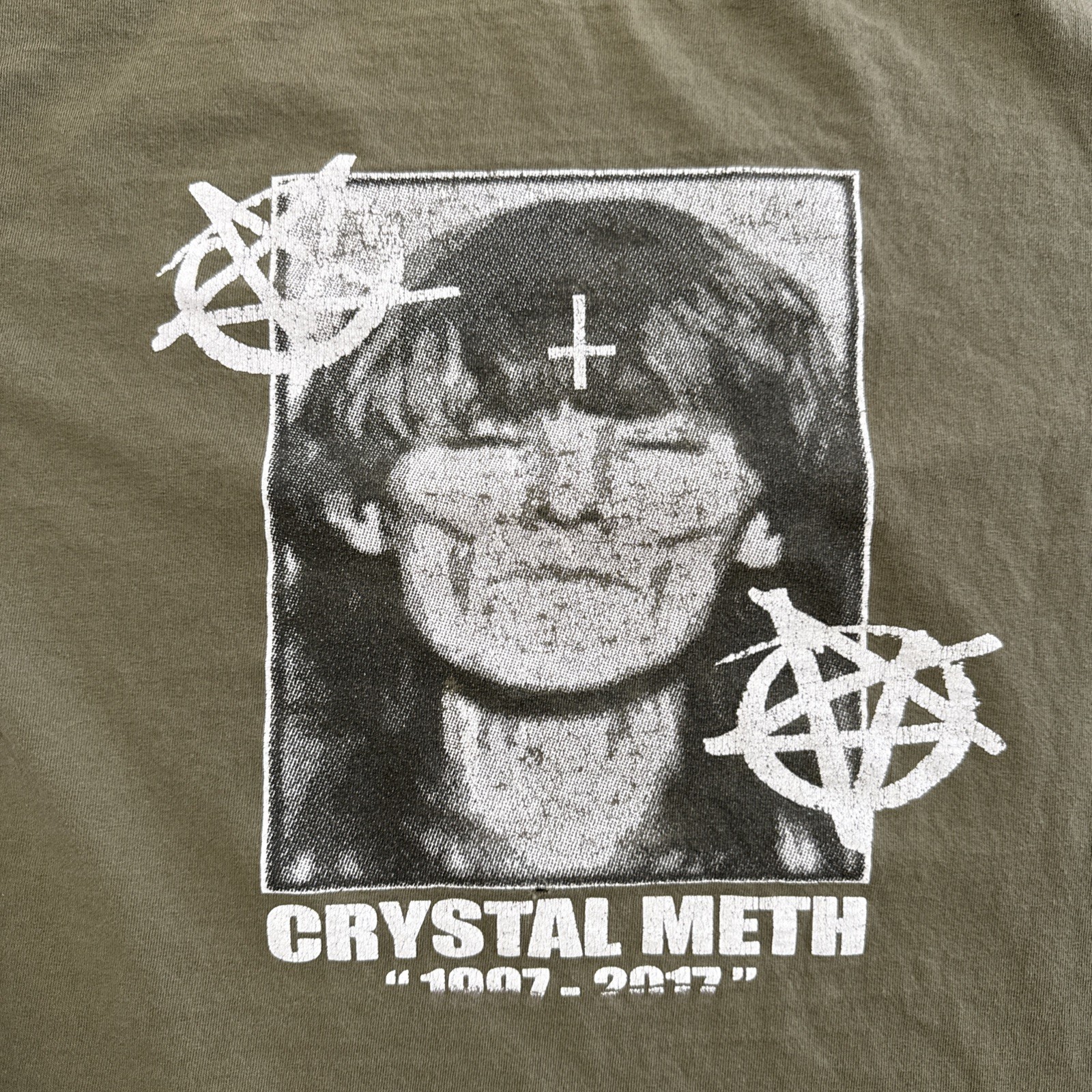 G59 Crystal Meth T-Shirt Men’s Small Green Short Sleeve SuicideBoys gallery