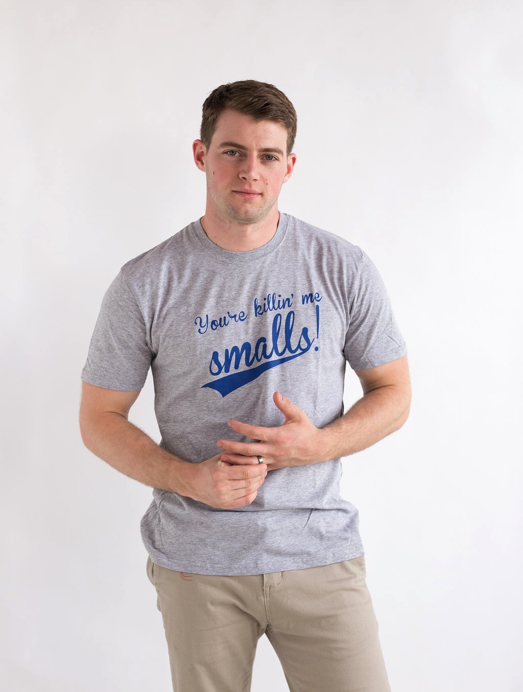 Mens You're Killing Me Smalls T shirt Funny Baseball Cool Novelty Tees Humor gallery