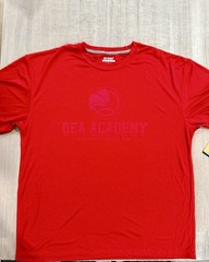 “DEA ACADEMY” Red Dri-Fit Style Athletic T Shirt – Size XL – by MV Sport – NWT!