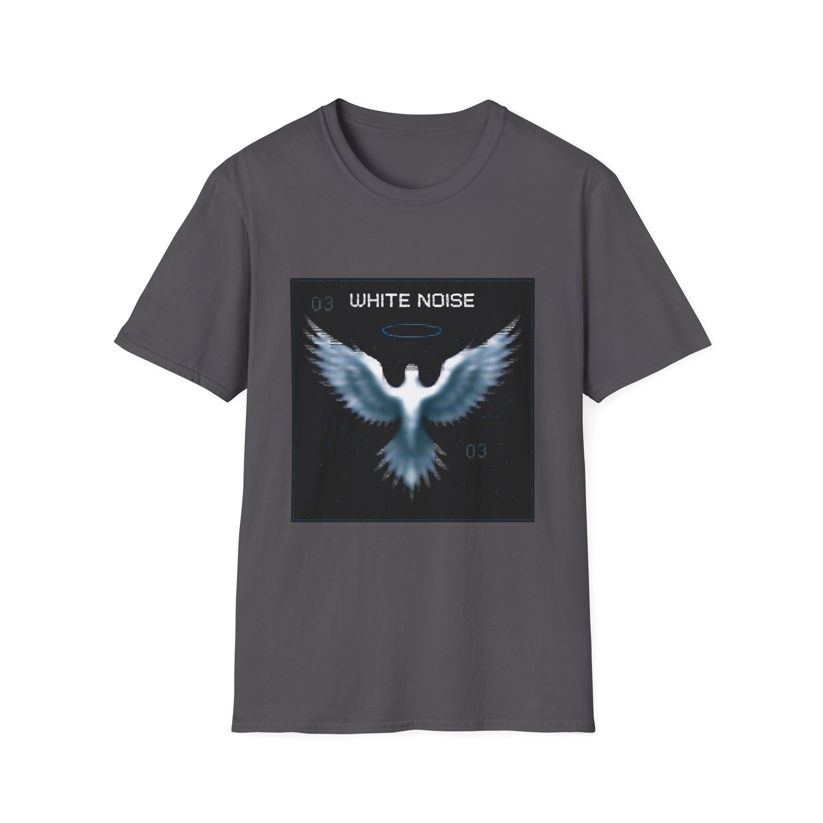 Unisex Softstyle T-Shirt Angel Wings Static Signal Electronic Music gallery