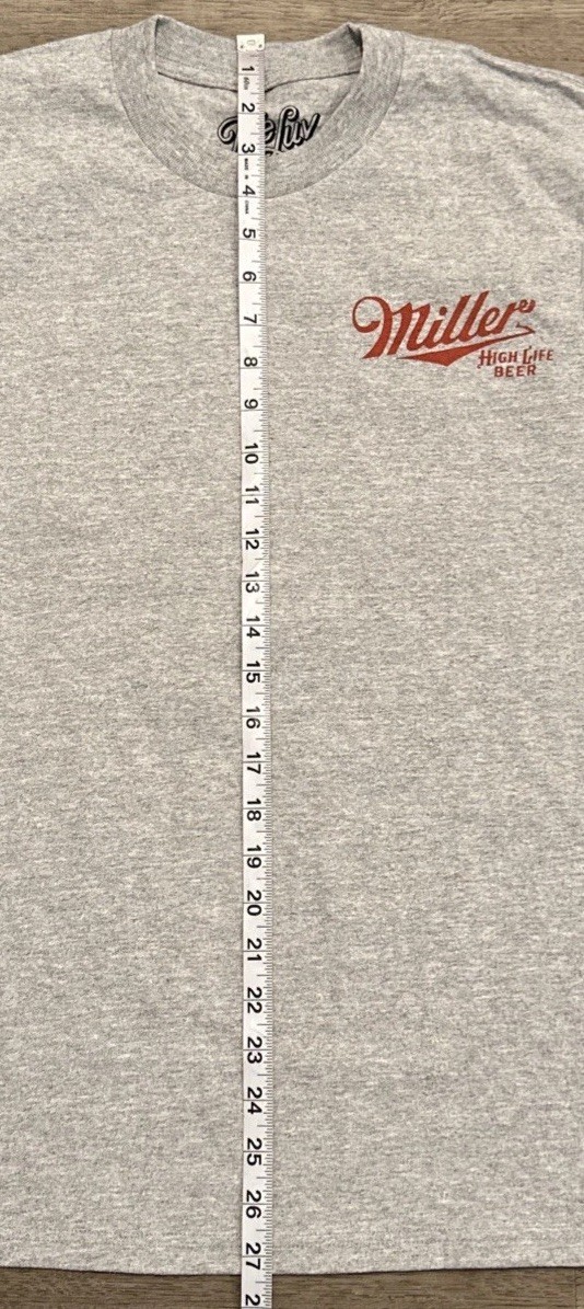 Miller Highlife Beer T-Shirt Mens Small x Tee Luv Graphic Print Retro Logo gallery