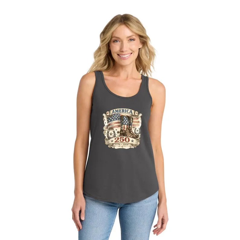 America 250th Anniversary Womens Tank Top USA Patriotic Independence Day gallery