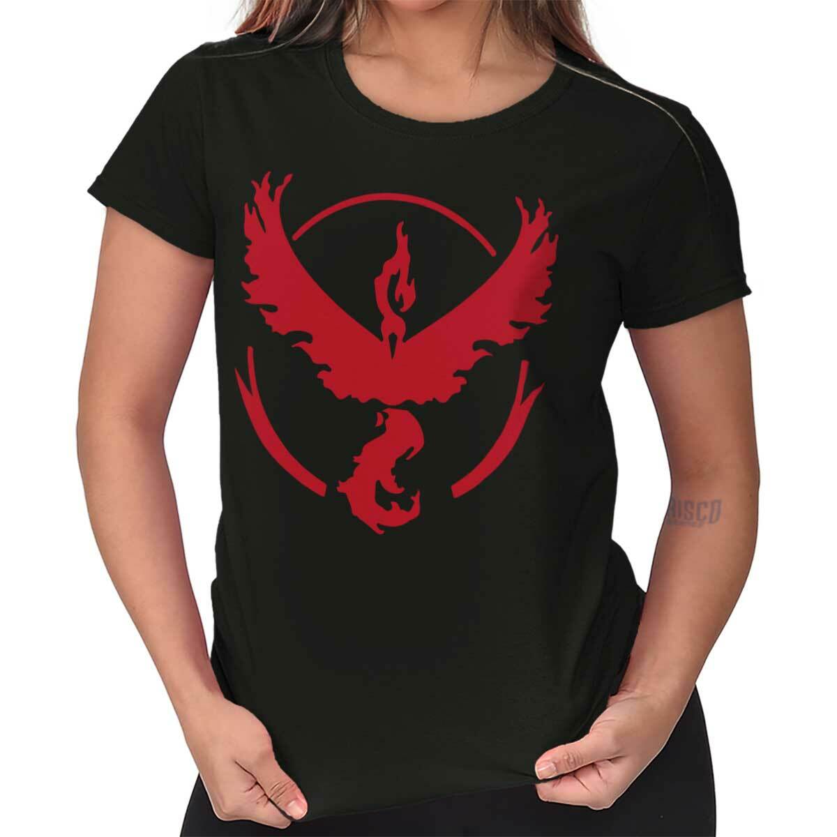 Anime Manga Team Instinct Bird GO Emblem Womens Top Junior Graphic Tee gallery