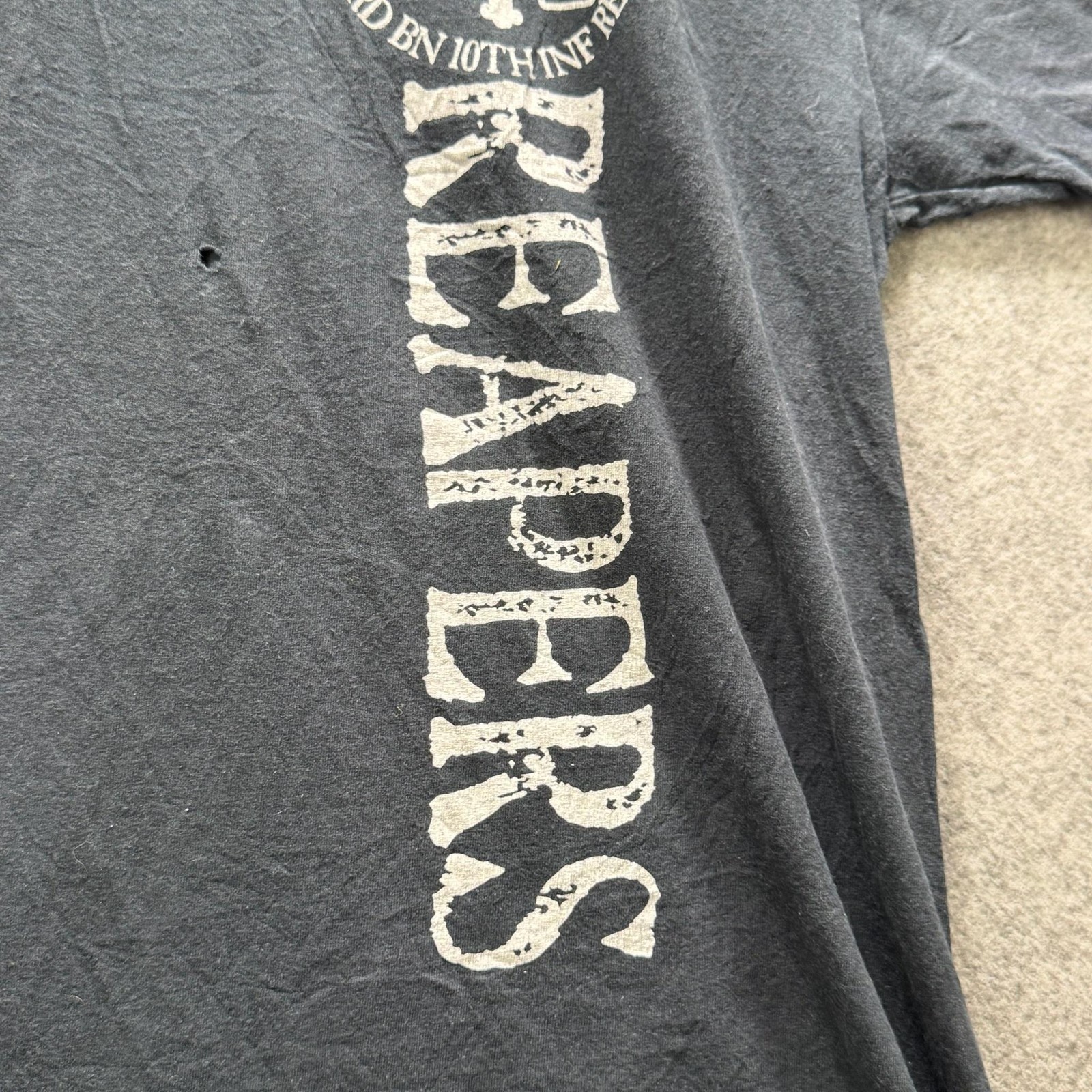 Alpha Company Military Reapers Shirt Mens M Grim Reaper Graphic Tee Distressed gallery