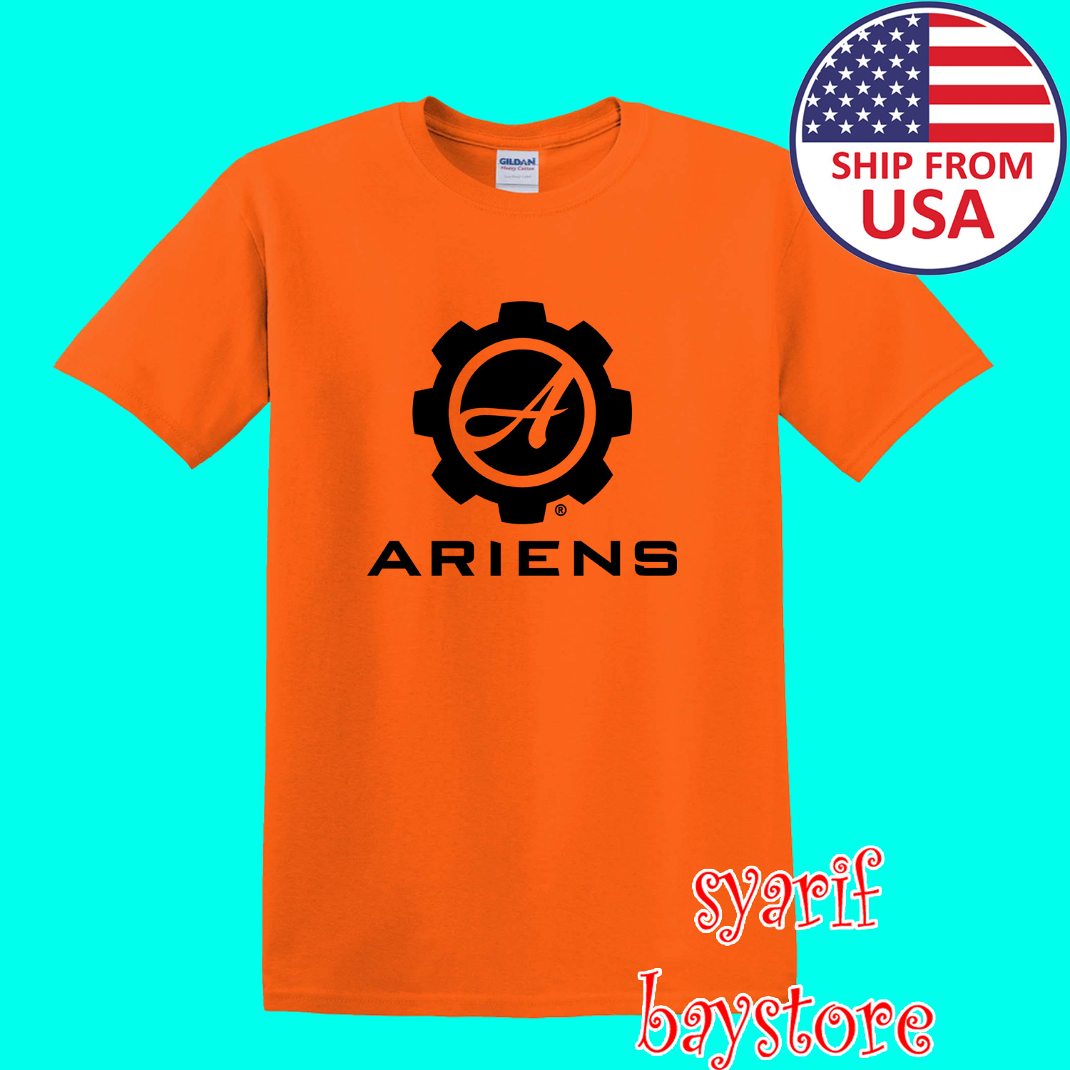 Ariens Tractor Men’s Orange Size S to 5XL