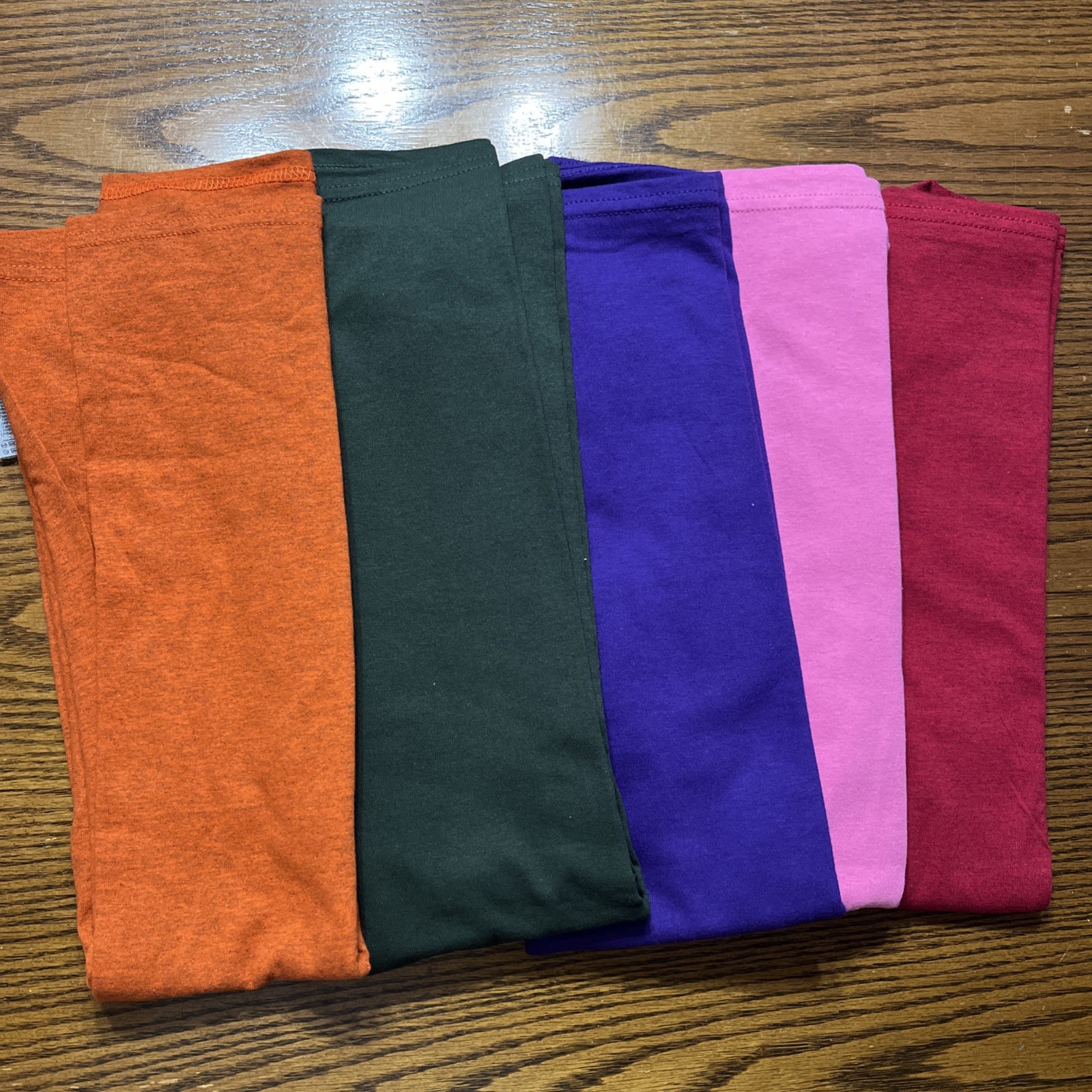 Gilden Heavy Cotton T-shirts Multicolors Size Xtra Large No Pocket Set Of Five gallery