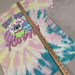 Bucees Shirt Mens Large Tie Dye Easter Bunny Graphic Tee But Did You Dye Graphic