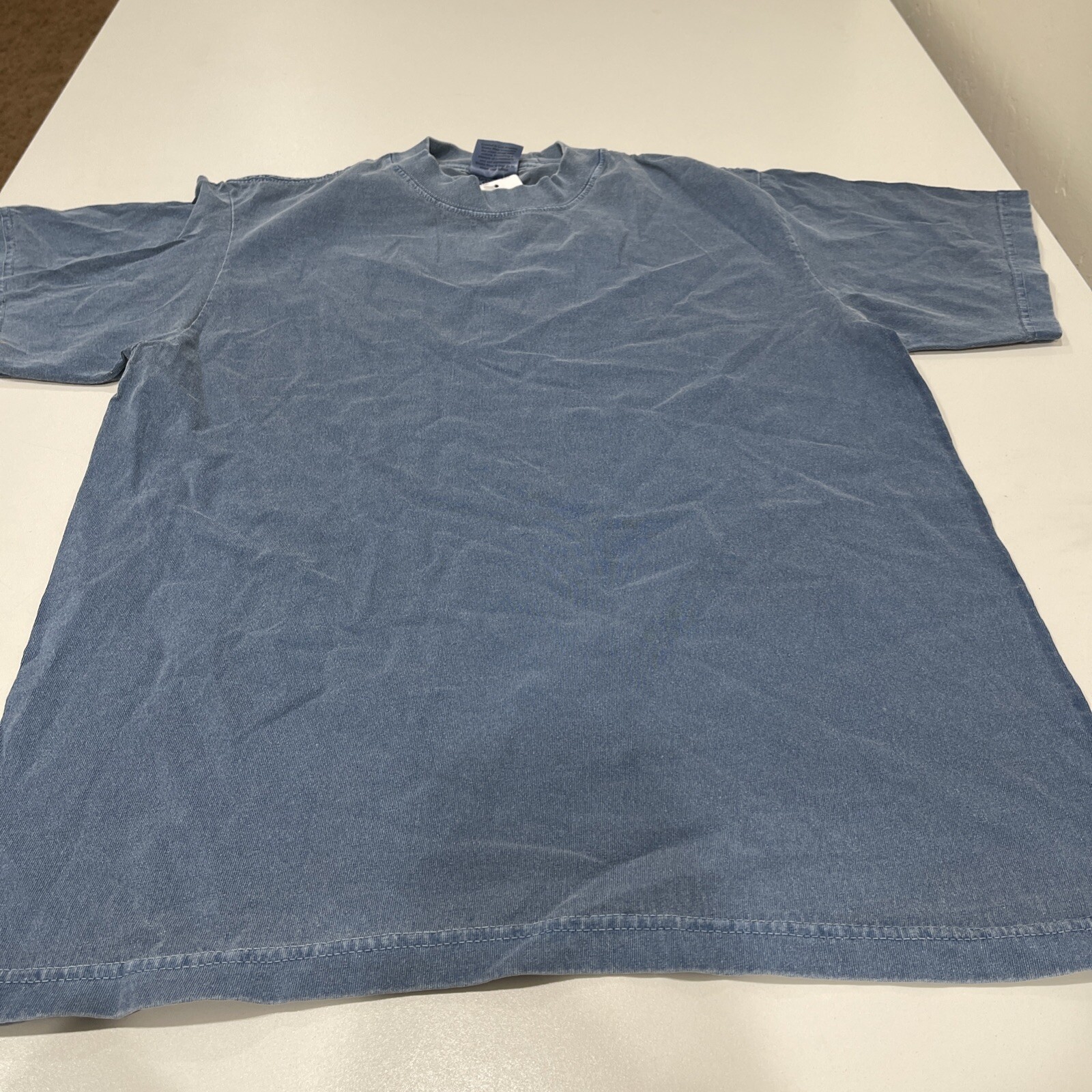 Shaka Wear Max Heavyweight Garment Dye Blue T-Shirt XL