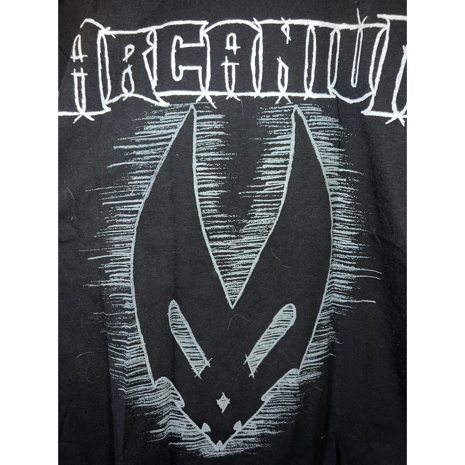 2009 US Tour Arcanium Metal Concert Graphic Black Shirt Tee 2000s M Medium gallery