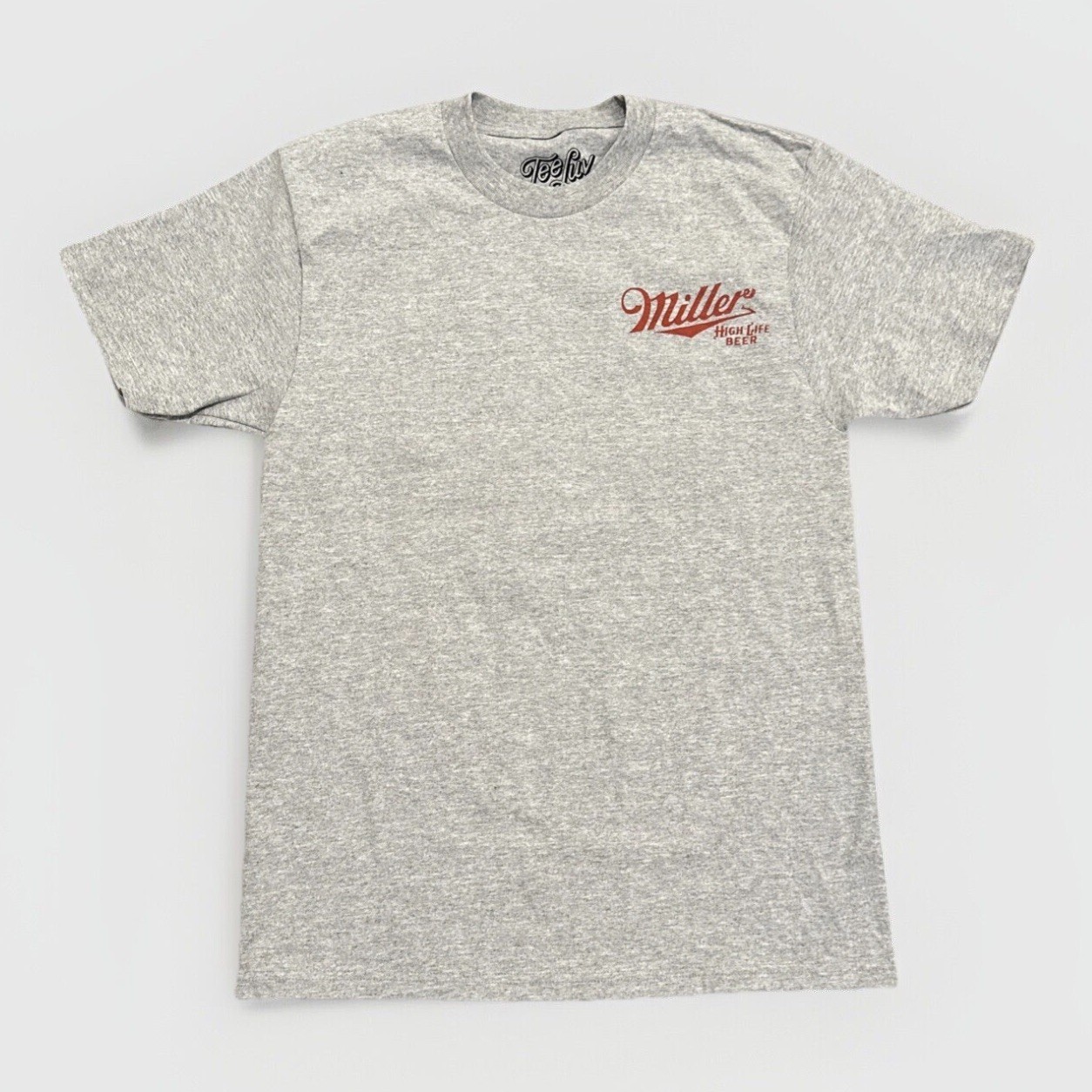 Miller Highlife Beer T-Shirt Mens Small x Tee Luv Graphic Print Retro Logo gallery