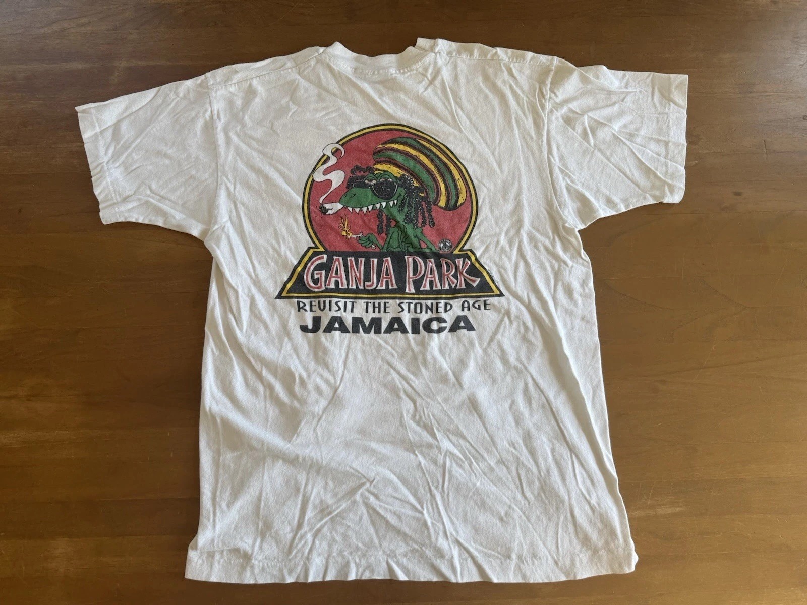Ganja Park Jamaica Marijuana Vintage 90S 1993 T-Shirt Large Single Stitch gallery